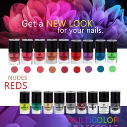 PERPAA Set Of 12 Trendy Quick-Drying Gel Based Nail Polish 5ml Each - Combo 43 image 3