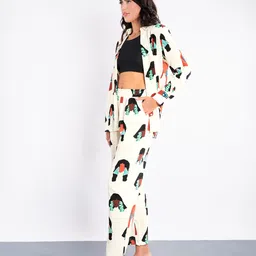 Stylecast X Hersheinbox Printed Smart Casual Co-Ords image 2