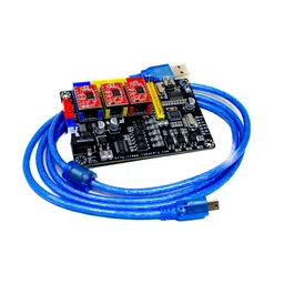 CNC Three Axis Stepper Motor Drive Controller Motherboard compatible with Arduino image 5
