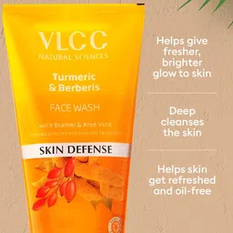 VLCC Set Of 2 Turmeric & Berberis Face Washes - 150ml Each image 5