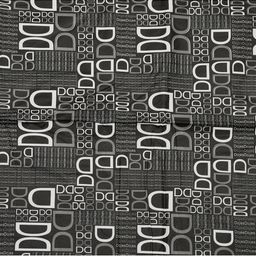Kuber Industries Black Square D Print Both Sided Bed Server Food Mat image 4
