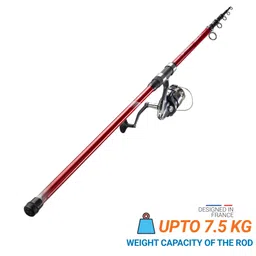 caperlan Fishing Rod 12ft Surfcasting Set Symbios Light 500 - Red-picture-39