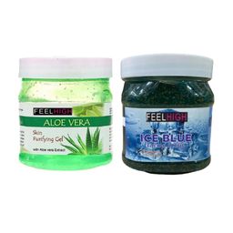 FEELHIGH Aloevera Gel & Ice Cool Scrub -500 Gm-90
