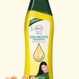 AYUR HERBALS Soya Protein Shampoo With Pro Vitamin B5 for Thin & Delicate Hair - 500 ml-25