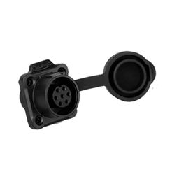 LP-12 Female 7 Pin Soldering Type Power Connector with Plastic Shell IP67 100V 3ALP-12 Female 7 Pin Soldering Type Power Connector with Plastic Shell IP67 100V 3A image 1