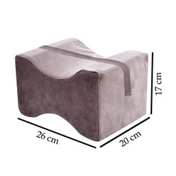 Kuber Industries Unisex Grey Memory Foam Orthopedic Knee Support Leg Rest Pillow image 4