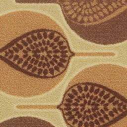BIANCA Set of 2 Beige & Brown Patterned Anti-Skid Doormats image 5