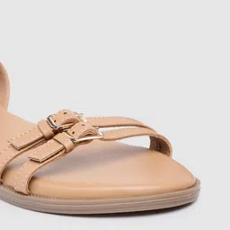 Inc 5 Women Open Toe Flats with Ankle Loop Closure image 5