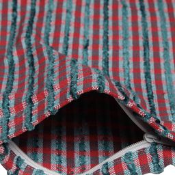 KLOTTHE Multicoloured Set of 5 Checked Square Cushion Covers image 4