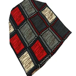 Bunnywave Unisex Multicoloured Self Design Beanie image 3
