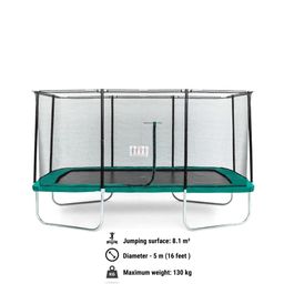 Rectangular Trampoline with Safety Net 520-17