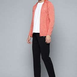 HRX By Hrithik Roshan Yoga Men Tandoori Spice Seamless Solid Jackets-12