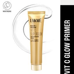 Lakme Makeup+Skincare VitC Superglow Skin Perfecting Primer 30ml & Makeup Fixer 60ml image 5
