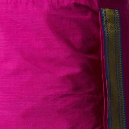 SOJANYA Men Peach-Coloured & Magenta Solid Kurta with Dhoti Pants image 5