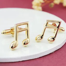 PELUCHE Gold-Toned Quirky Cufflink-image-23