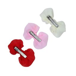 FUNKRAFTS Girls Multicoloured Set of 3 Trendy Bow Beaded Alligator Hair Clip image 2