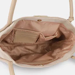 Allen Solly Geometric Self Designed Structured Handheld Bag image 5