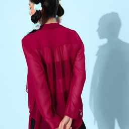 QUIERO Open Front Sheer Shrug image 4