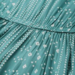 Taavi Geometric Printed A-Line Bindu Kurta image 4
