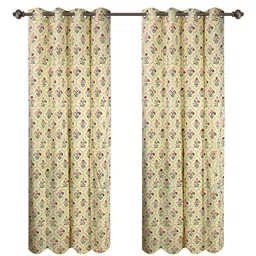 Dekor World Multicoloured Set of 2 Window Curtain image 5