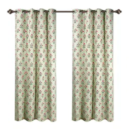Dekor World Multicoloured Set of 2 Window Curtain image 3