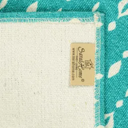 Saral Home Set of 6 Blue & White Printed Sustainable Table Placemats image 5