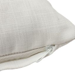 Soumya Multicoloured Set of 5 Self Design Square Linen Cushion Covers image 4