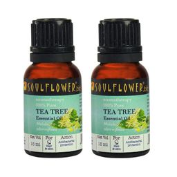 Soulflower Set of 2 Tea Tree Anti-Dandruff Essential Oil 15ml each  Pure & Natural image 3