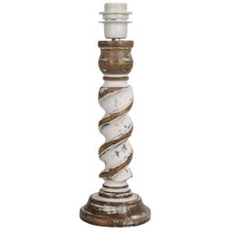 Homesake Set of 2 Beige & Brown Contemporary Handcrafted Table Lamp with Shade image 5
