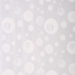 HOSTA HOMES Cream-Coloured Set of 2 Geometric Window Curtain image 4