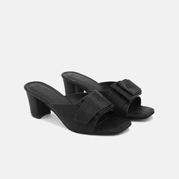 ALL TABS OPEN Open Toe Block Heel Mule Sandals image 2