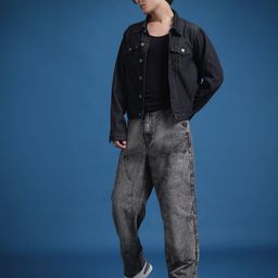 The Roadster Life Co. Men Skater Fit Faded Jeans-picture-9