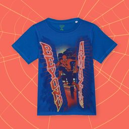 YK Marvel Boys Blue & Red Spider-Man Printed T-shirt-image-26
