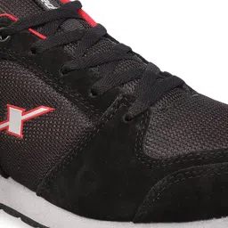 Sparx Men Black Mesh Running Non-Marking Shoes image 5