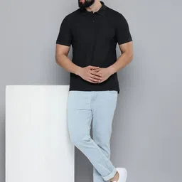 Mast & Harbour Men Polo Collar Antimicrobial T-shirt-picture-10
