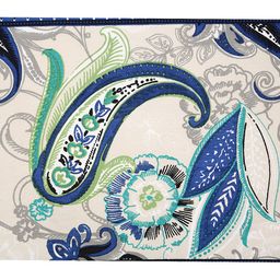 HOME AFFAIRS Set Of 6 Blue & White Ethnic Motifs Cotton Table Placemats image 4