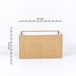 Grated Ginger Cream-Coloured Solid Handcrafted Table Lamp with Shade image 2