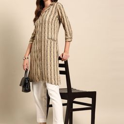 Anouk Women Abstract Printed Straight Kurta-picture-32