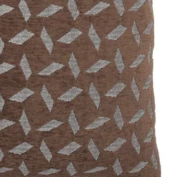 ROMEE Brown Set of 5 Geometric Square Cushion Covers image 3