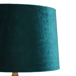 Grated Ginger Green Printed Bedside Standard Table Lamp with Shade image 5