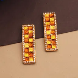 LAIDA Women Set of 2 Embellished Metal Tic Tac Hair Clip-36