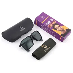 Eyejack Unisex Square Sunglasses with Polarised and UV Protected Lens image 4