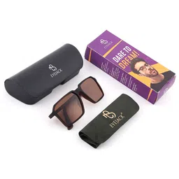 Eyejack Unisex Square Sunglasses with Polarised and UV Protected Lens image 2