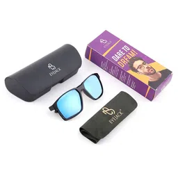 Eyejack Unisex Square Sunglasses with Polarised and UV Protected Lens image 5