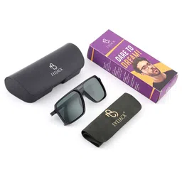 Eyejack Unisex Square Sunglasses with Polarised and UV Protected Lens 6227PCL1117 image 4
