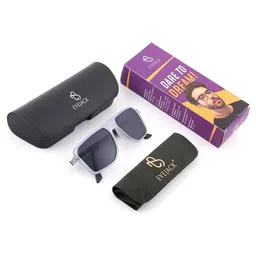 Eyejack Unisex Wayfarer Sunglasses with Polarised and UV Protected Lens image 3