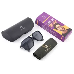 Eyejack Unisex Wayfarer Sunglasses with Polarised and UV Protected Lens image 5