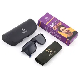 Eyejack Unisex Wayfarer Sunglasses with Polarised and UV Protected Lens image 5