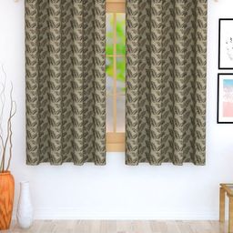 Story@Home Jacquard 400 GSM 5 feet 1 U Window Curtain-image-94