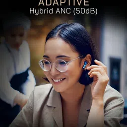 NOISE Buds Xero Truly Wireless Earbuds with Adaptive Hybrid ANC & 50H Playtime image 3